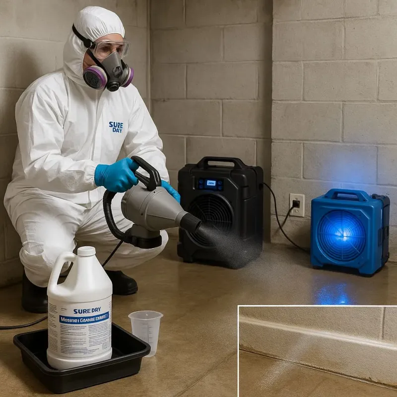 Sanitization and Odor Removal process in Licking County, OH