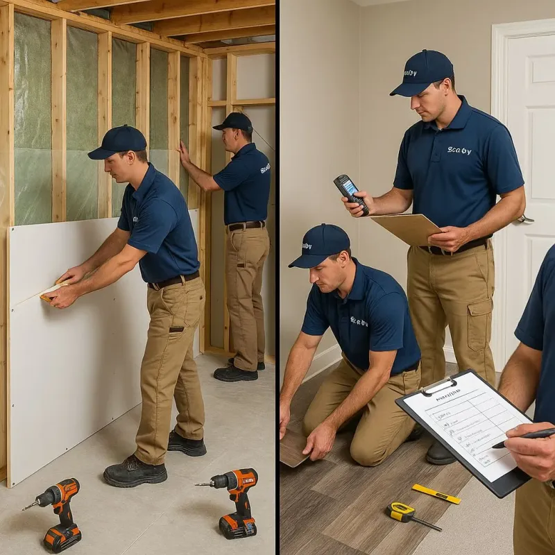 Repairs and Reconstruction process in Licking County, OH